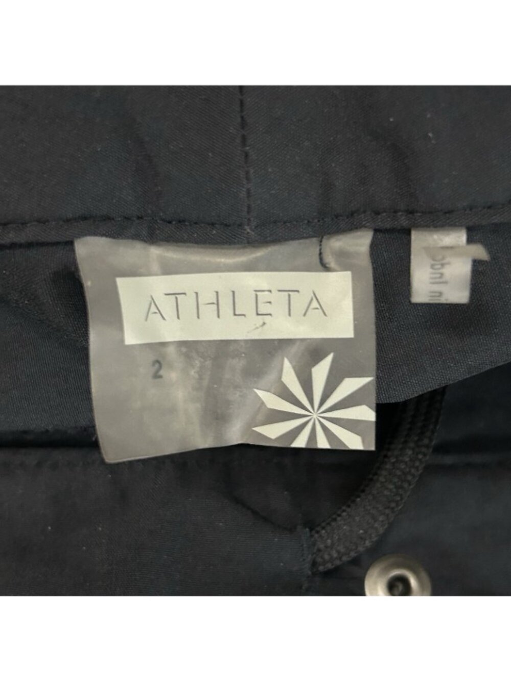 Athleta Heathered Low Rise Dipper Pant Women’s Size 2 Black Hiking Bootcut Leg - Picture 9 of 16